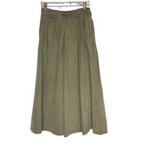 Ralph Lauren Olive Maxi Skirt